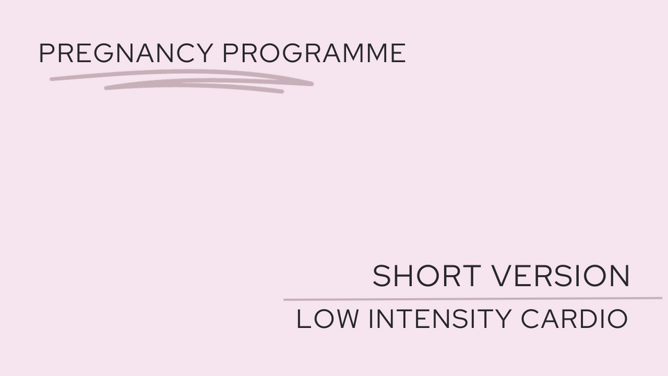 Shorter: Low Intensity Cardio